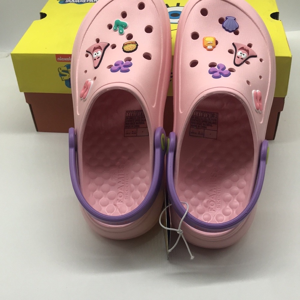 Skechers Sponge Bob Squarepants Women's Patrick Foamies Size 6 - Picture 8 of 14